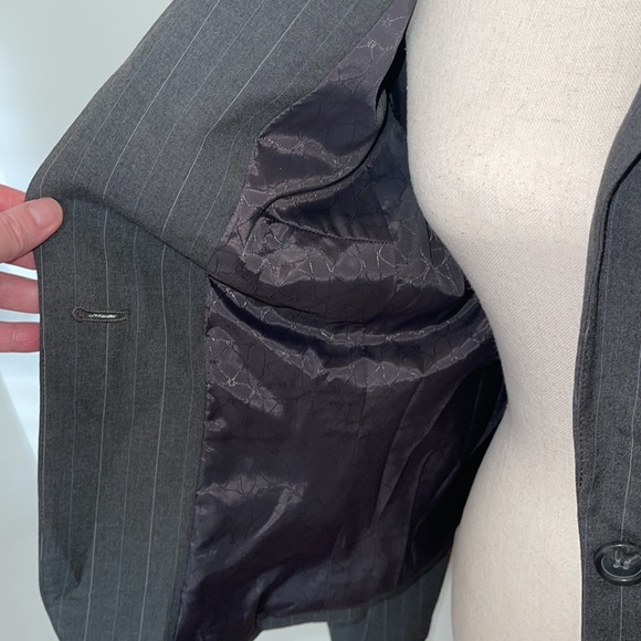 The Limited Gray Pinstripe Suit Jacket - Picture 13 of 16